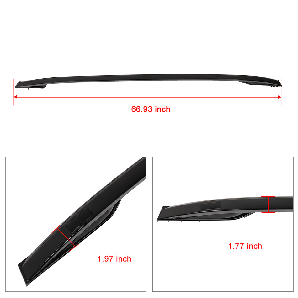 Roof Rack Rail Cross Bars For 2013-2020 Land Rover Range Rover Evoque Aluminum