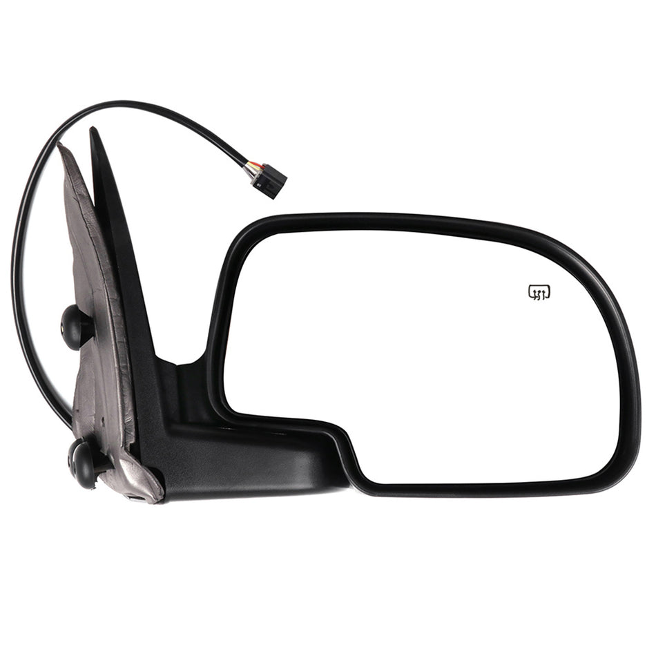 Passenger Side View Mirror For 00-02 GMC Yukon Chevrolet Suburban 1500 Power Heated