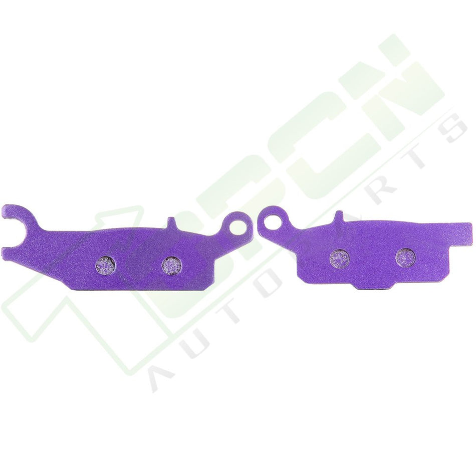 Front Carbon fiber Brake Pads for 2009-2012 Yamaha Grizzly 550 YFM550FG 4x4 FI