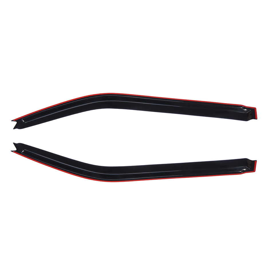 96-00 Honda Civic 2DR Coupe Slim Style 3D Wavy Black Tinted Window Visor