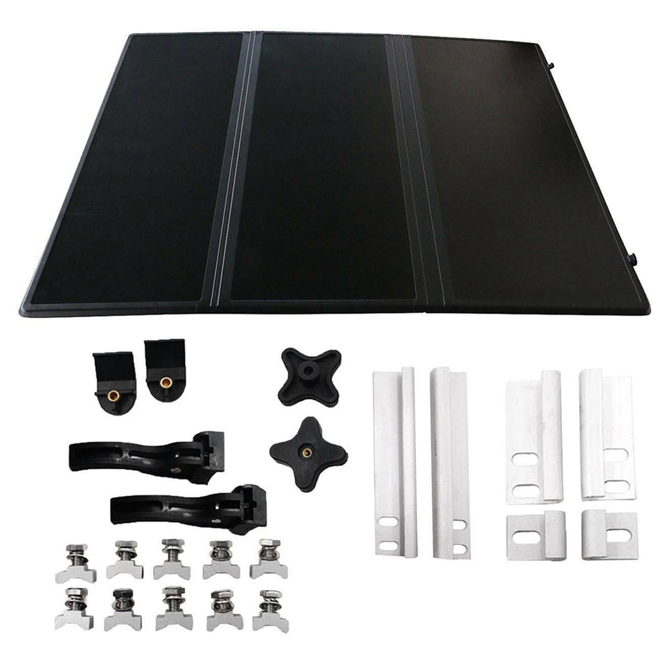 2005-2018 Nissan Frontier Hard Tri-Fold Truck Bed Tonneau Cover 5ft Bed