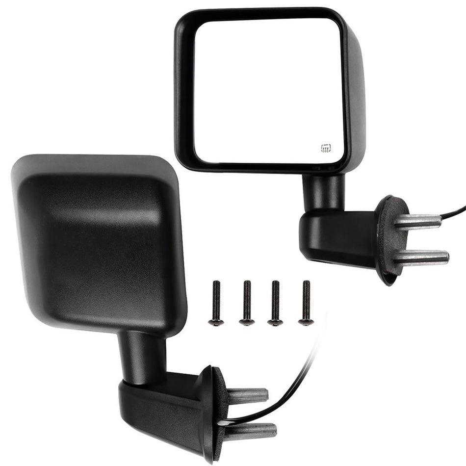 07-17 Jeep Wrangler Driver and Passenger Side View Power Heated 1 Pair