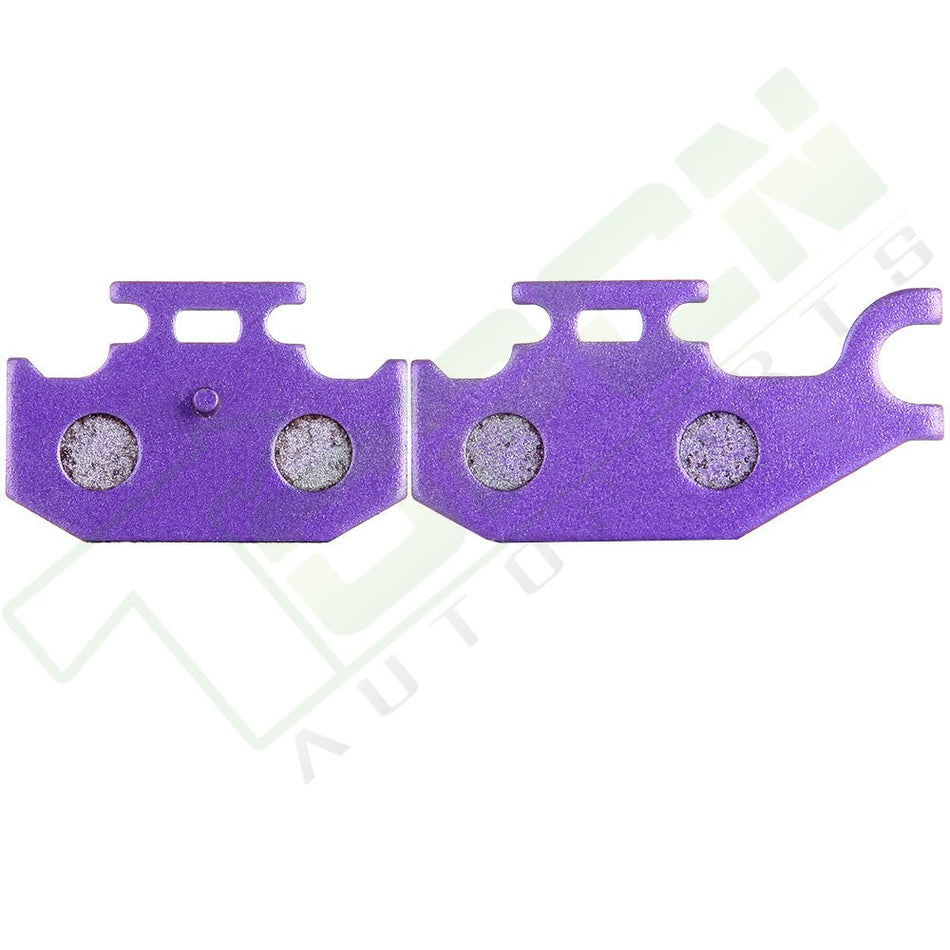 Rear Carbon fiber Brake Pads for 2006-2008 2007 Yamaha Raptor 700 YFM700R