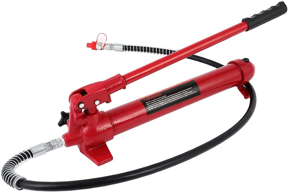 10 Ton Porta Power Hydraulic Jack Body Frame Repair Tools Red Knockout Punch