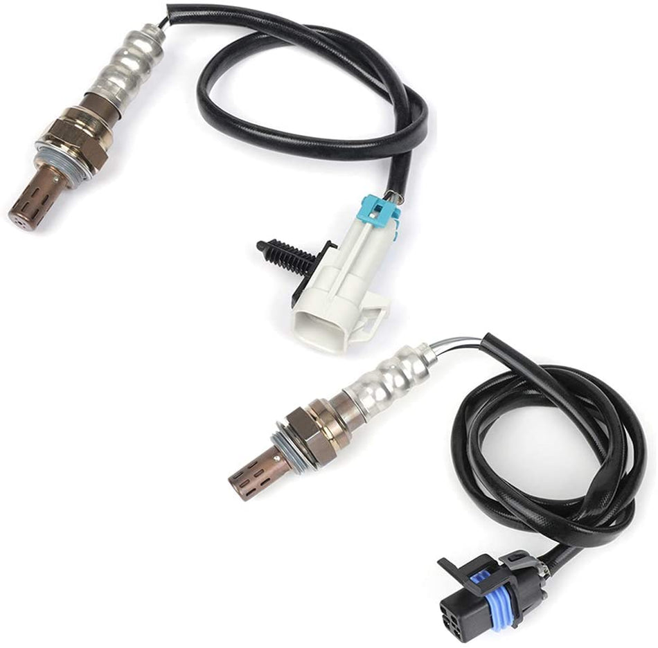 2pcs Upstream Downstream O2 Oxygen Sensor for 2006-2007 Saturn Ion 2.4L Vue 2.2L