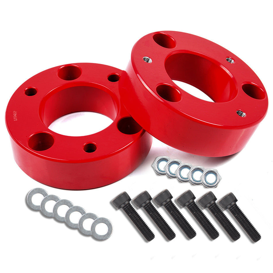 2.5 inch Front Leveling Lift Kit For Ford F150 2WD 4WD Red 2004-2021 2009 2016