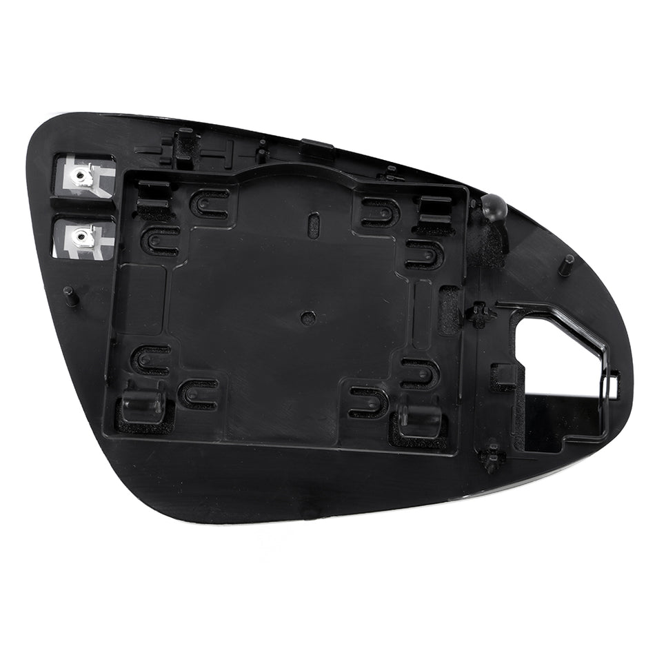 Heated Chrome Flat Mirror Glass Driver LH Fits 13-17 Toyota CAMRY/YARIS/COROLLA