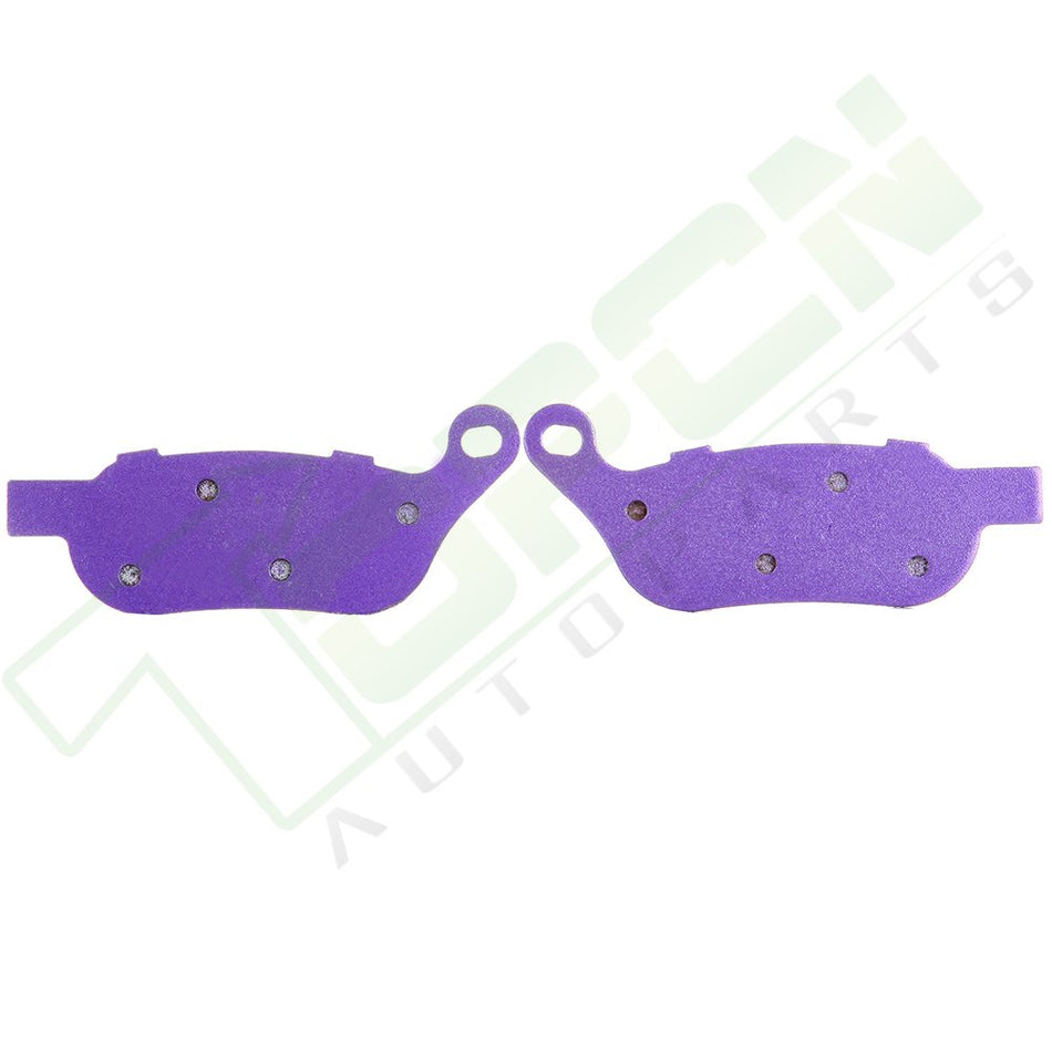 Fits HARLEY Fatboy FLSTF 2008 2009 2010 2011 FA458 Rear Carbon fiber Brake Pads