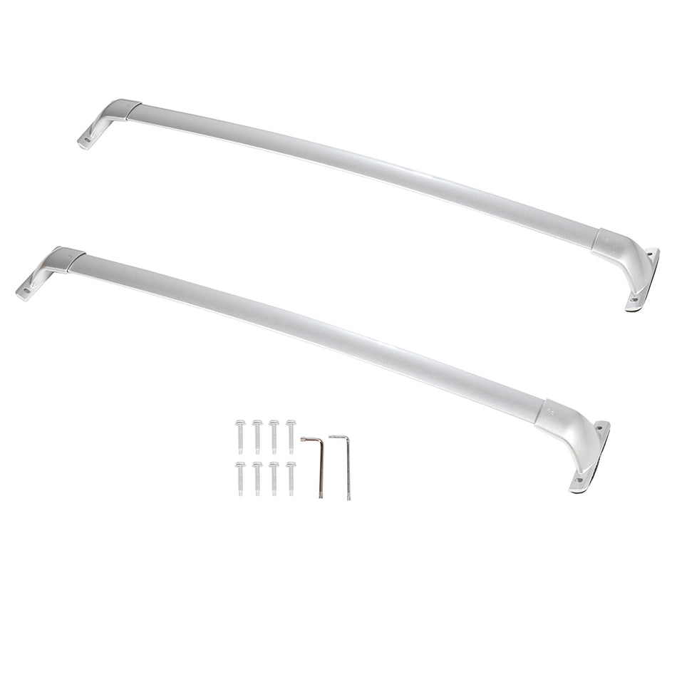 US Fast Ship For INFINITI QX60m 2014-2019 Silver Well-made Roof Racks Aluminum 2Pcs