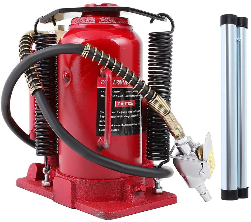 OFA 20Ton Air Hydraulic Bottle Jack Pneumatic For Heavy Duty Auto Truck Repair