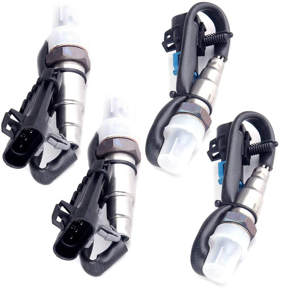 4Pcs Upstream&Downstream O2 Oxygen Sensor for 1996-2002 Chevy Silverado 1500