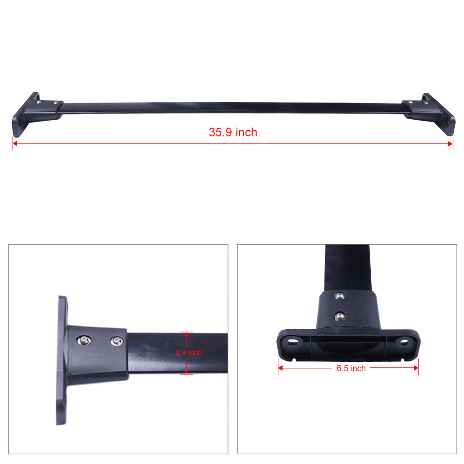 2005-2012 Nissan Pathfinder Roof Rack Cross Bars Black Top Carrier