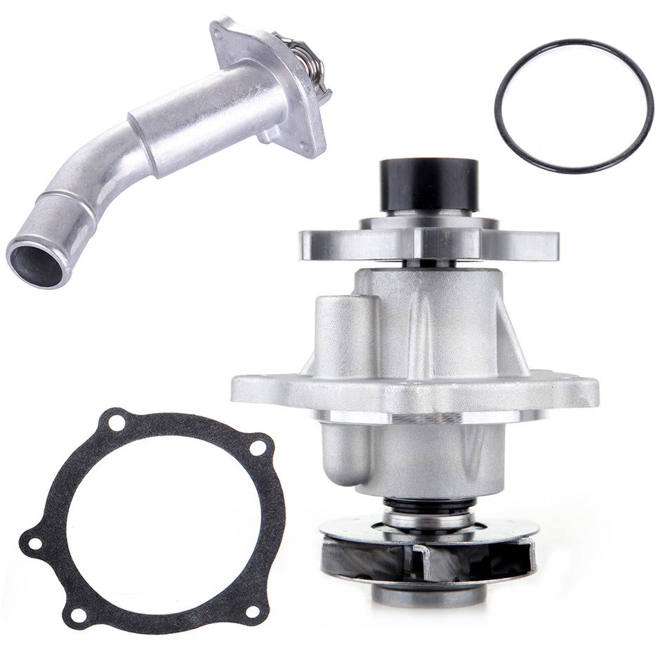 Thermostat Water Pump Housing For 2002-2009 GMC Envoy Chevrolet Trailblazer