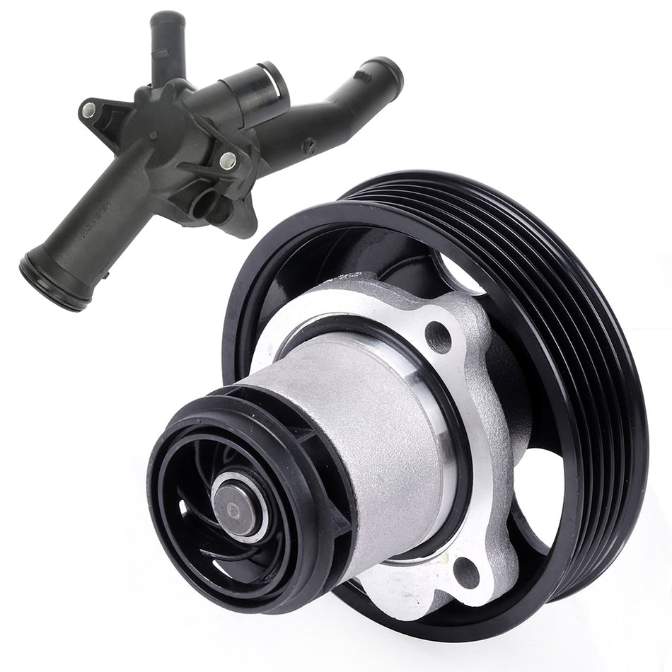 Water Pump Thermostat For VW Golf Beetle Jetta Passat Rabbit 2.5L 07K121011B