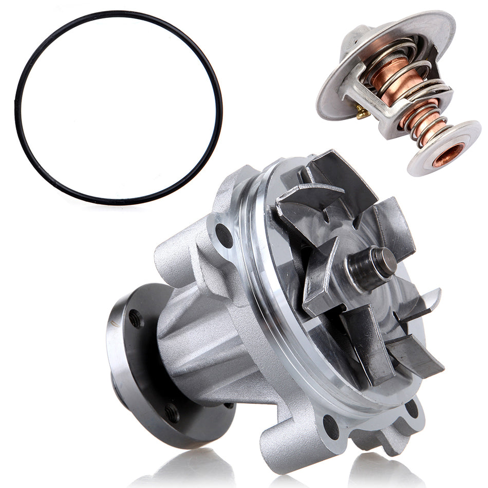 Water Pump Thermostat For Ford Expedition F-150 F-250 E-150 Econoline 4.6L 5.4L