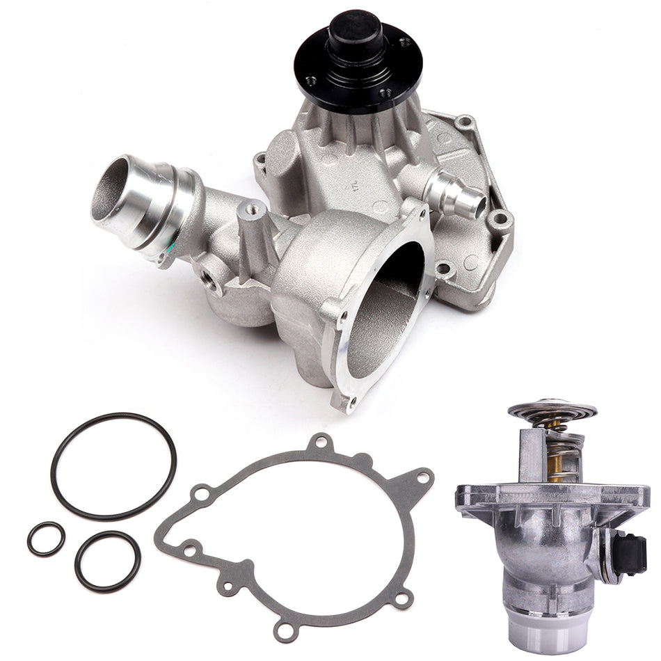 Water Pump & Thermostat For Land Rover Range Rover 4.4L 2003 2004 2005