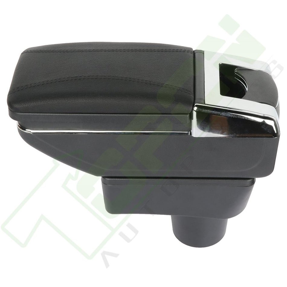 Center Console Armrest Storage Box Fits Mitsubishi Attrage 2015-2019 Black