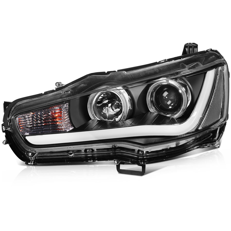 2008-2017 Mitsubishi Lancer LED Headlights Assembly Projector Front Lamp