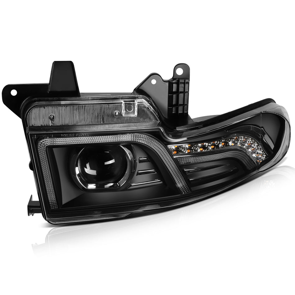 2007-2014 Toyota FJ Cruiser Headlights Halo Projector with Grille Front lamp