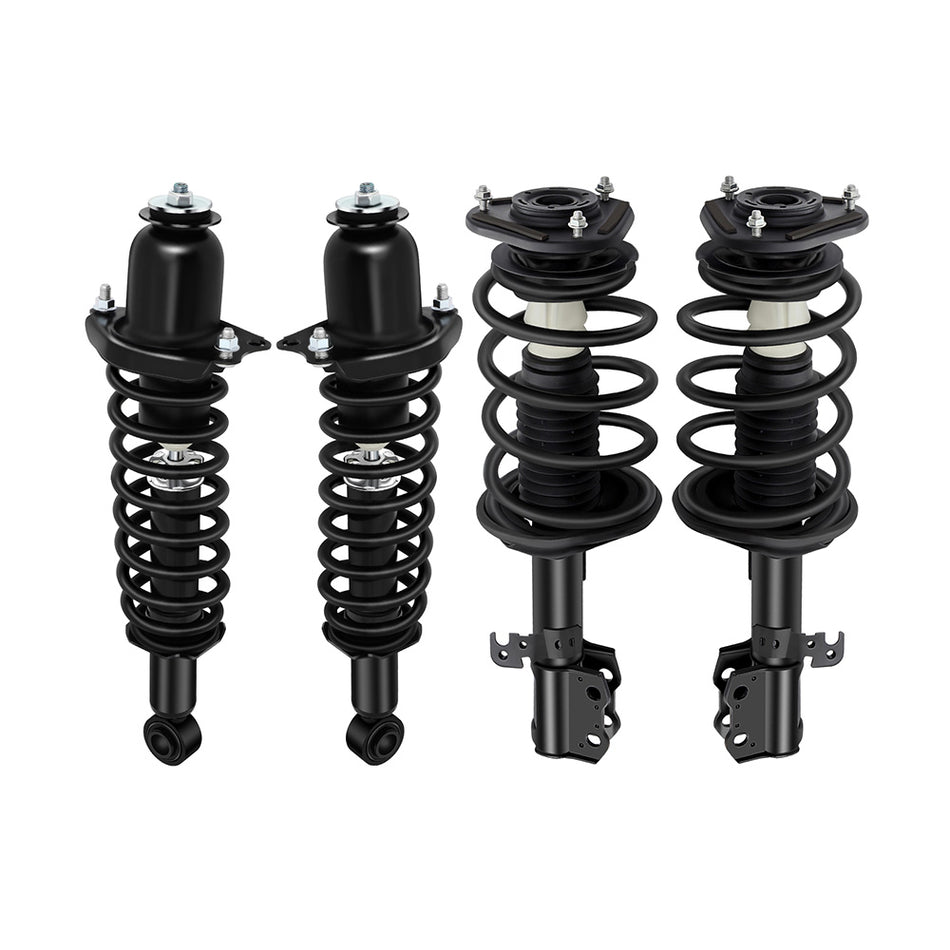 2003-2008 Toyota Corolla Quick Complete Front Rear Shocks Struts & Coil Spring Assembly