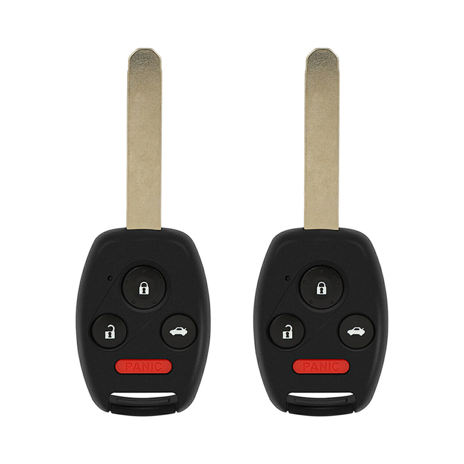 2006-2013 Honda Civic Replacement Keyless Entry Remotes Key Fob 2 Pcs