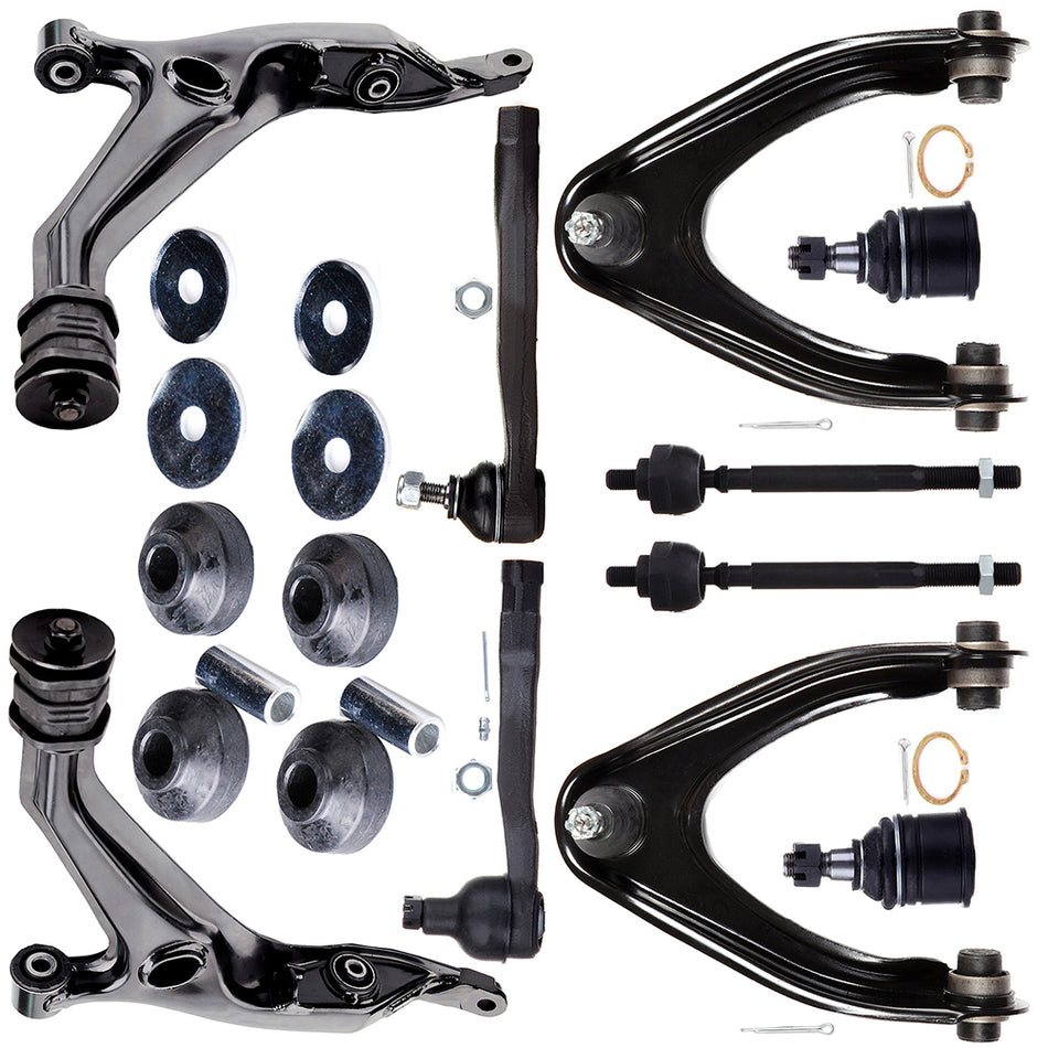 For 1997-2001 Honda CR-V 12x Front Upper Control Arms Tie Rods Ball Joints Kit
