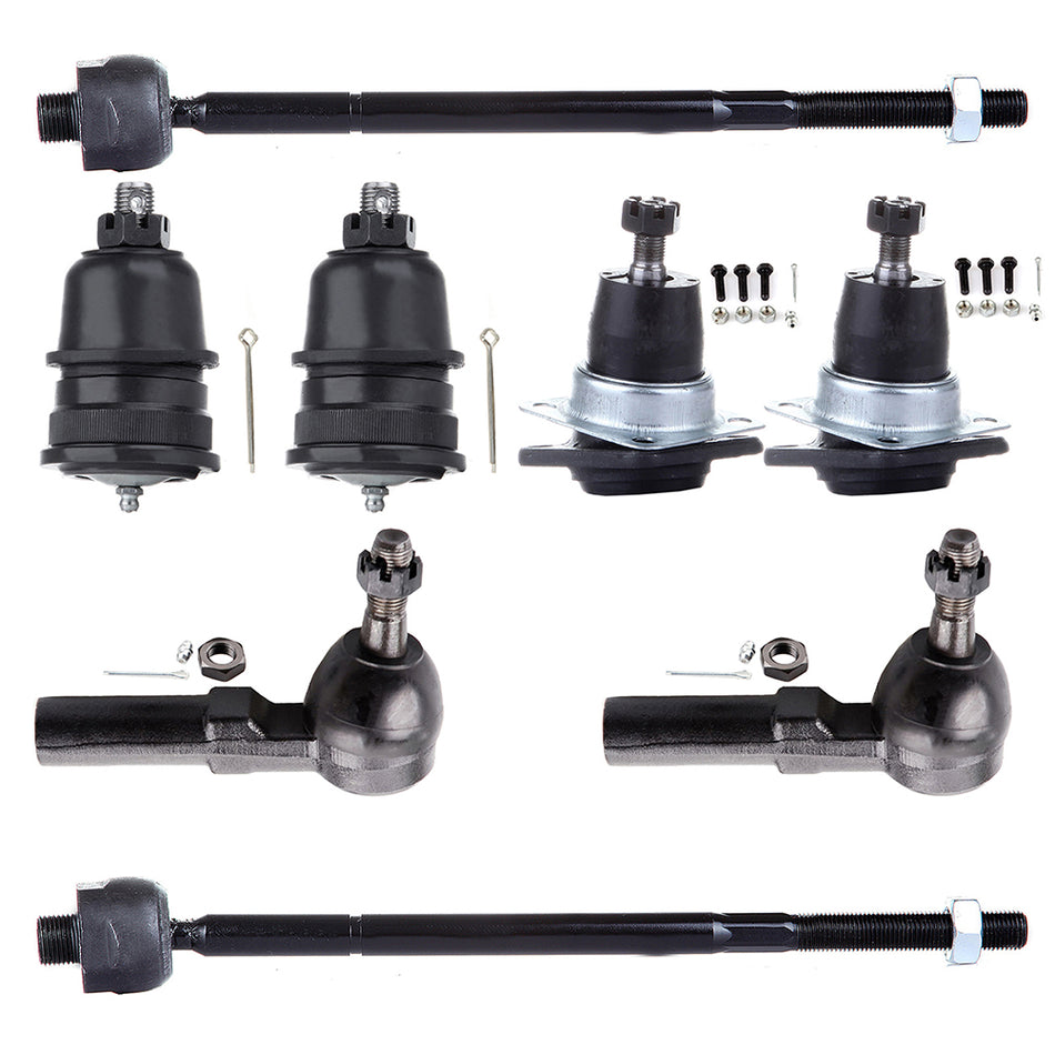 Front Ball Joints Tie Rod Ends For 93-02 Chevrolet Camaro Pontiac Firebird