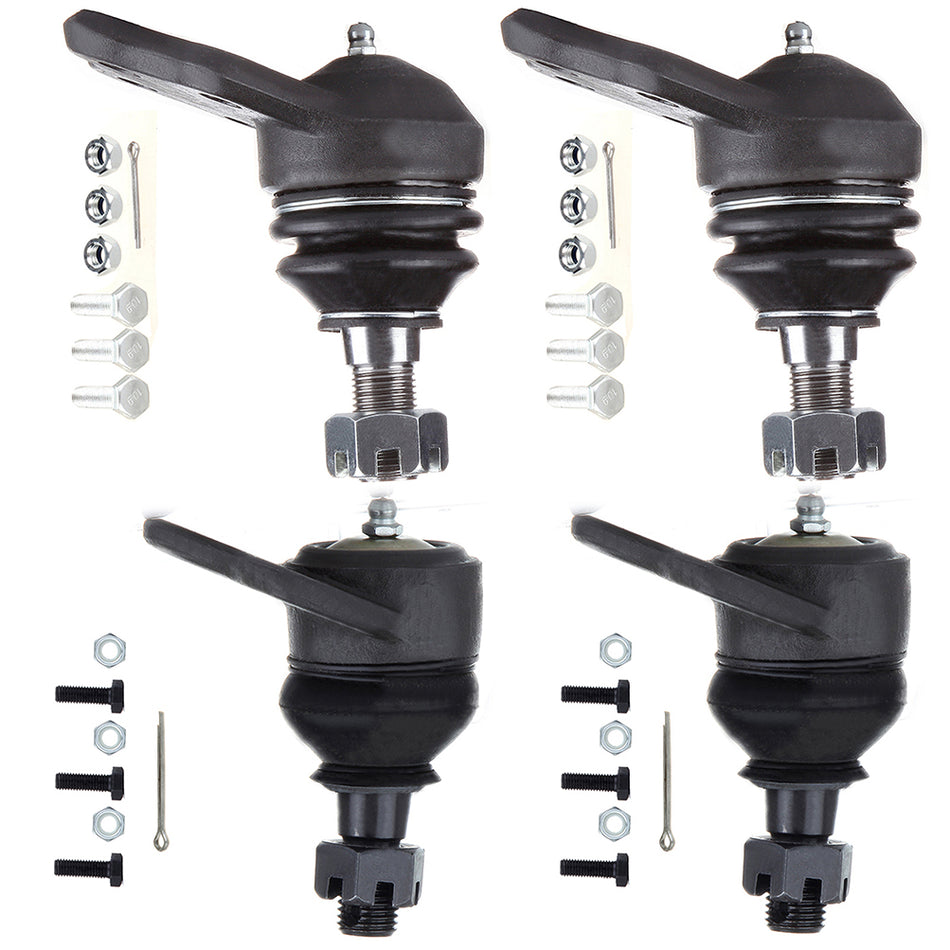 For Durango & Dakota 2WD 4PCS Front Upper & Lower Ball Joints Suspension Kit