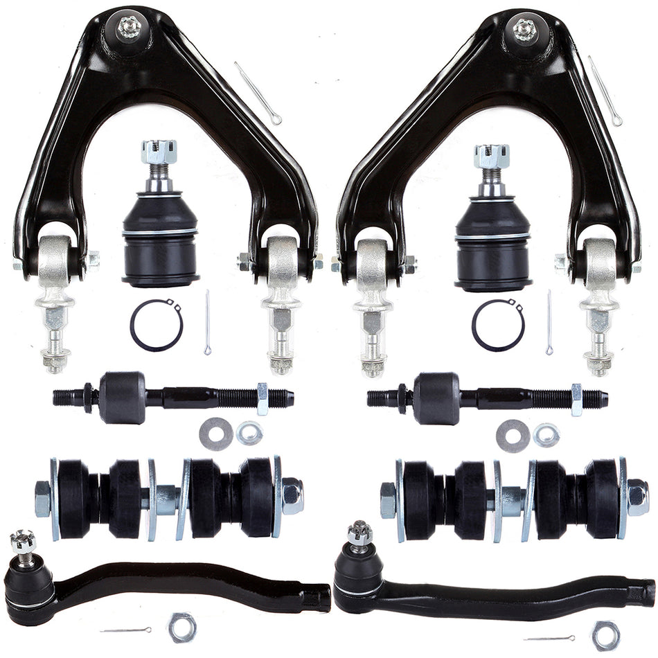 1990-1993 Honda Accord Front Control Arms Ball Joints Tie Rods Ends Suspension Kit