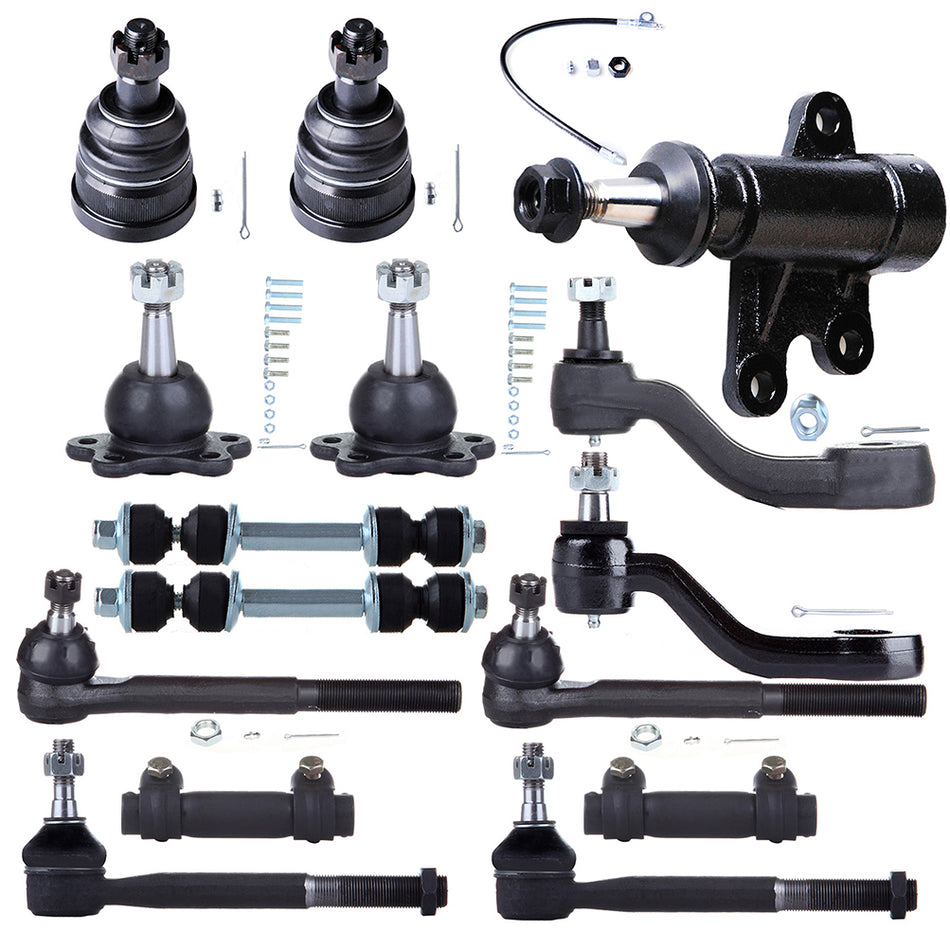 Ball Joints Idler Arm Tie Rods For 93-99 Chevrolet C1500 Chevrolet C1500 Suburban