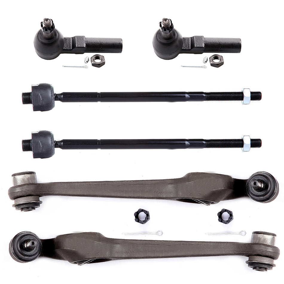 Front Control Arms Tie Rod Ends 6Pcs For 91-02 Saturn SL2 Saturn SL Suspension Kits