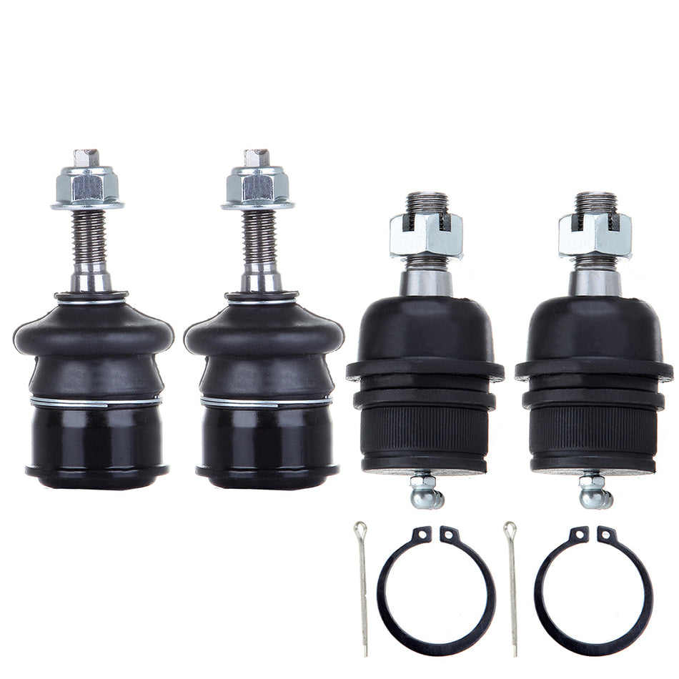 Fit For 2002-2005 Ford Explorer New Set 4 Front Upper and Lower Ball Joints Kit