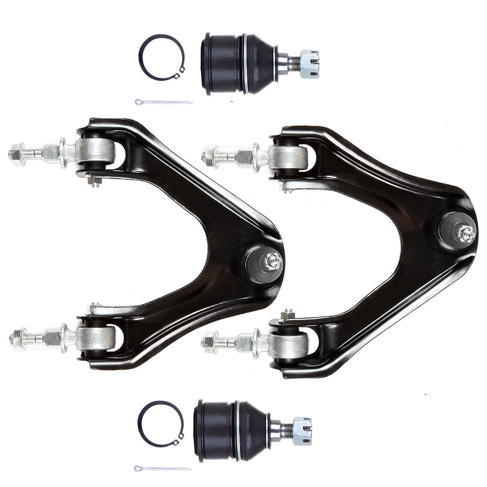 Front Upper Control Arms Lower Ball Joints For 94-97 Honda Accord 95-98 Honda Odyssey