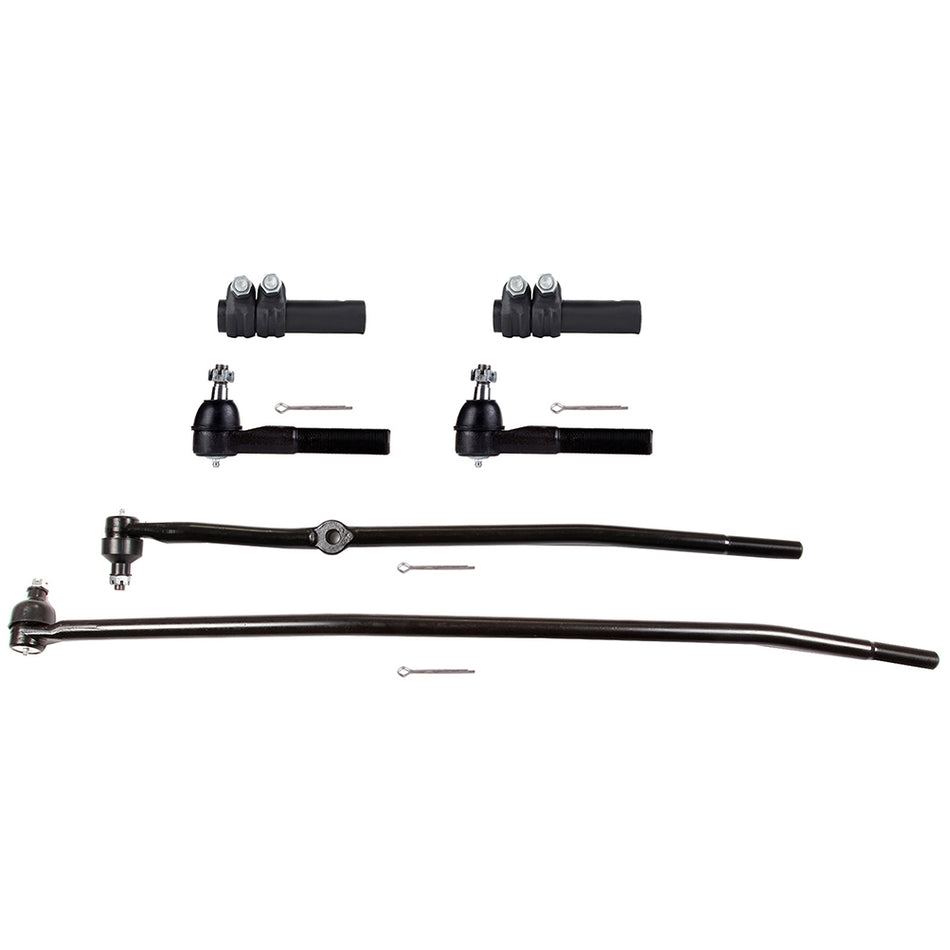 Front Tie Rod Ends For 98-99 Dodge Ram 1500 2500 With Adjusting Sleeves 6Pcs
