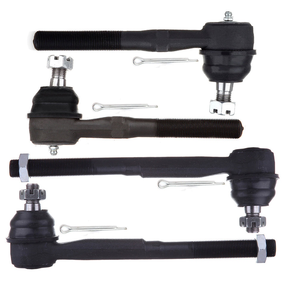 Front Inner Outer Tie Rod Links Kit For 97-02 Ford Expedition 97-03 Ford F150