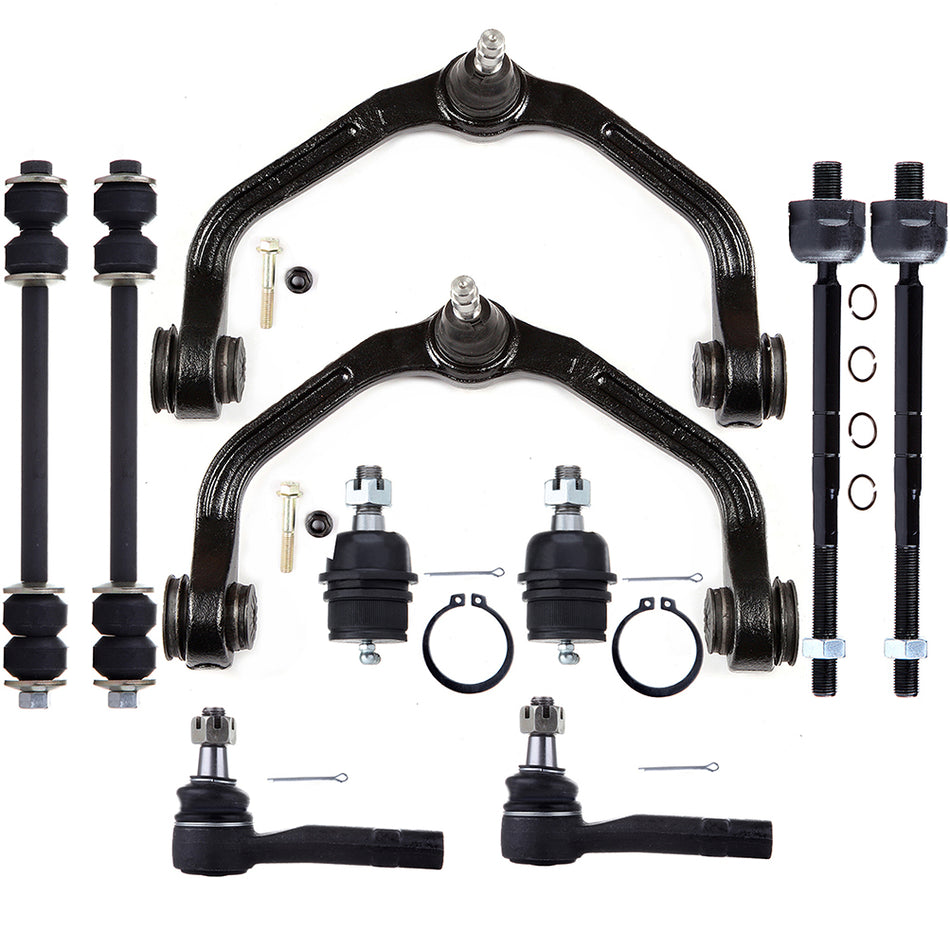 Front Control Arms Tie Rod Ends For 98-11 Ford Ranger 98-01 Mazda B2500 10Pcs