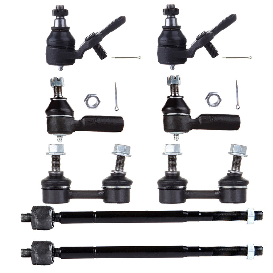 Front Ball Joints Sway Bar Tie Rod For 92-96 Lexus ES300 95-96 Toyota Avalon