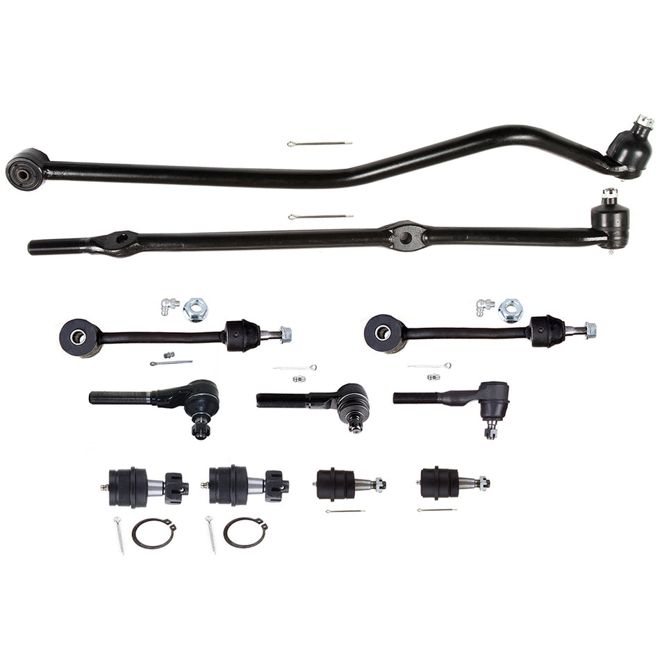 Ball Joints Steering Sway Bar Drag Link Tie Rod End For 1997-2006 Jeep TJ 4.0L