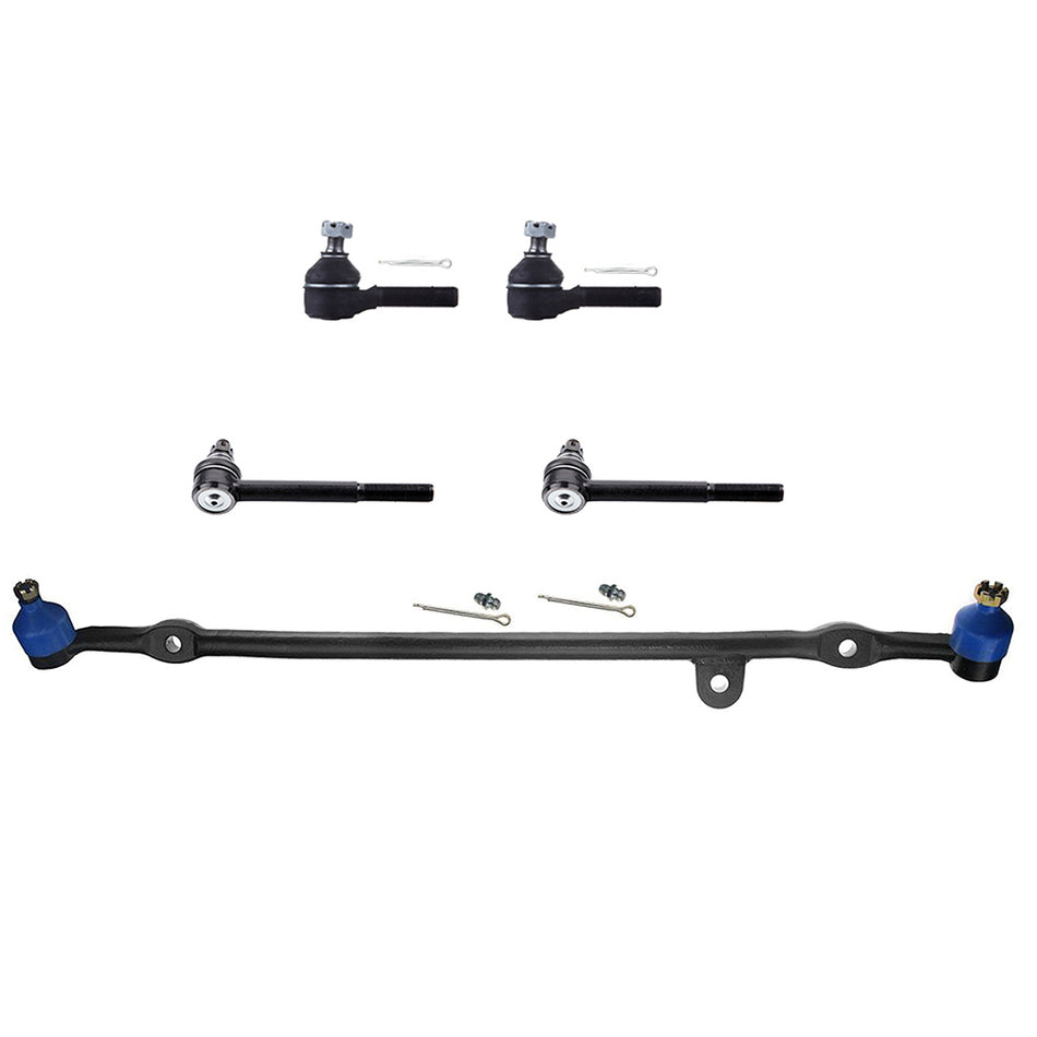 1984-1995 Toyota Pickup Front Inner Outer Tie Rods Center Link Kit 5 Pcs