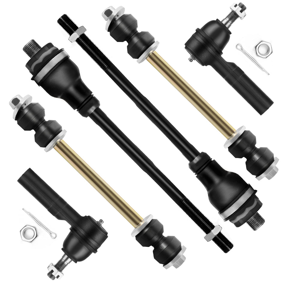 Inner Outer Tie Rod Sway Bar For 05-06 Chevrolet Avalanche 2500 05-06 Chevrolet Silverado 1500 HD Front