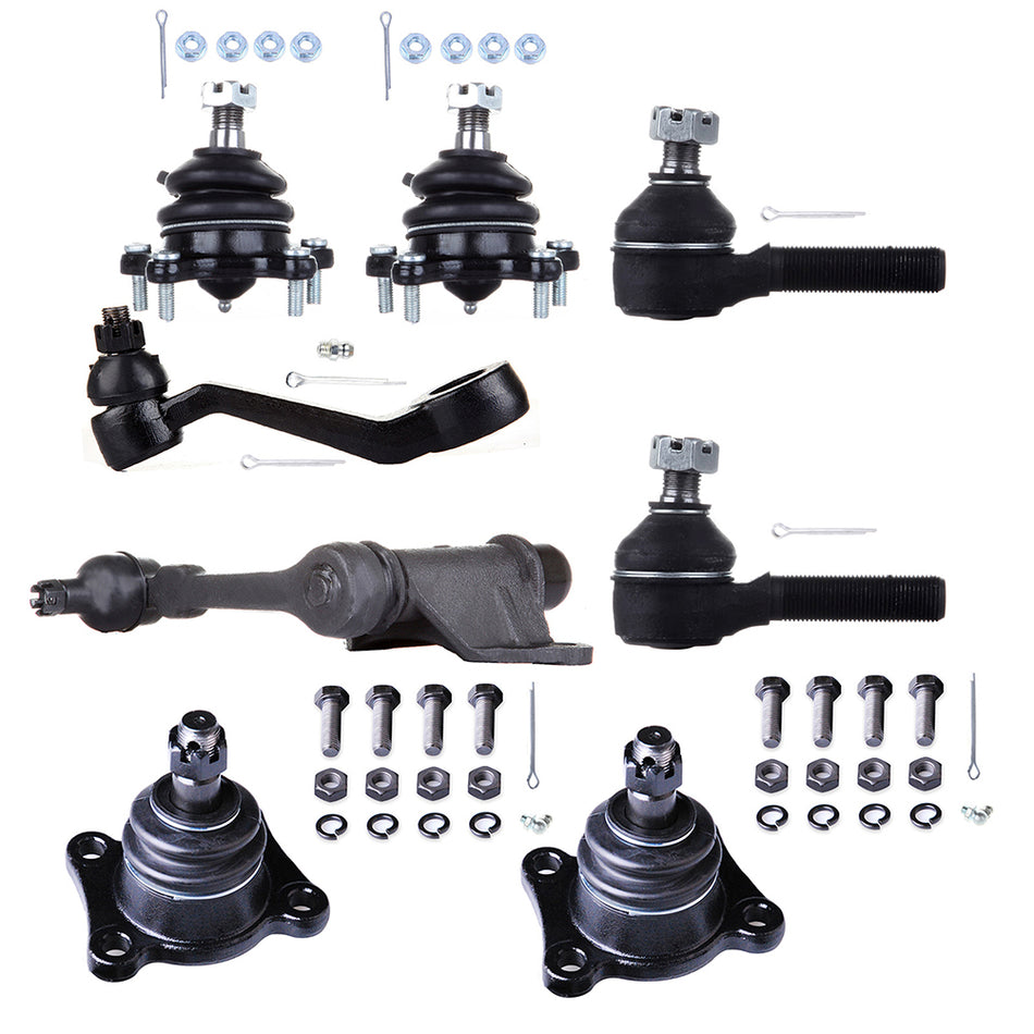 For Toyota 4Runner & Pickup Suspension 8x Front Ball Joints Tie Rods Pitman Arm