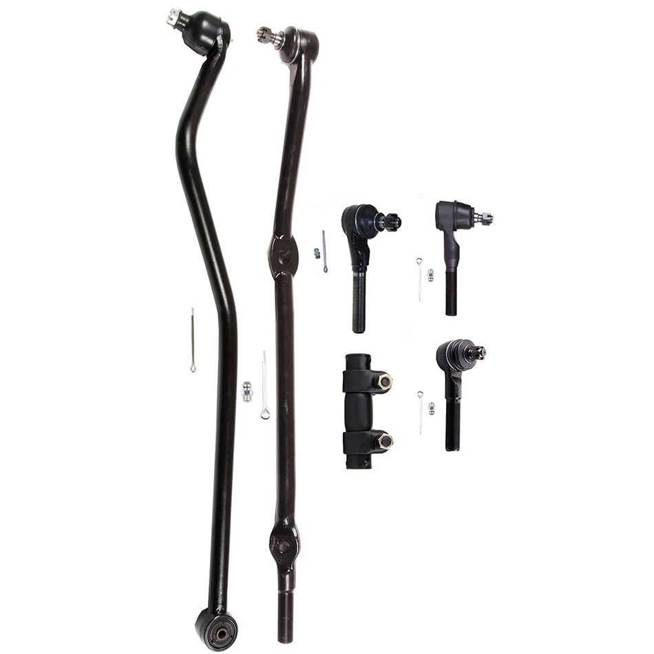 Front Steering Track Bar Tie Rod End & Adjusting Sleeve For 91-01 Jeep Cherokee