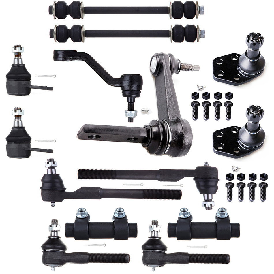 Front Ball Joint Tie Rods Sway Bars Pitman Arm Idler Arm 00-02 Dodge Ram 2500 00-02 Dodge Ram 3500