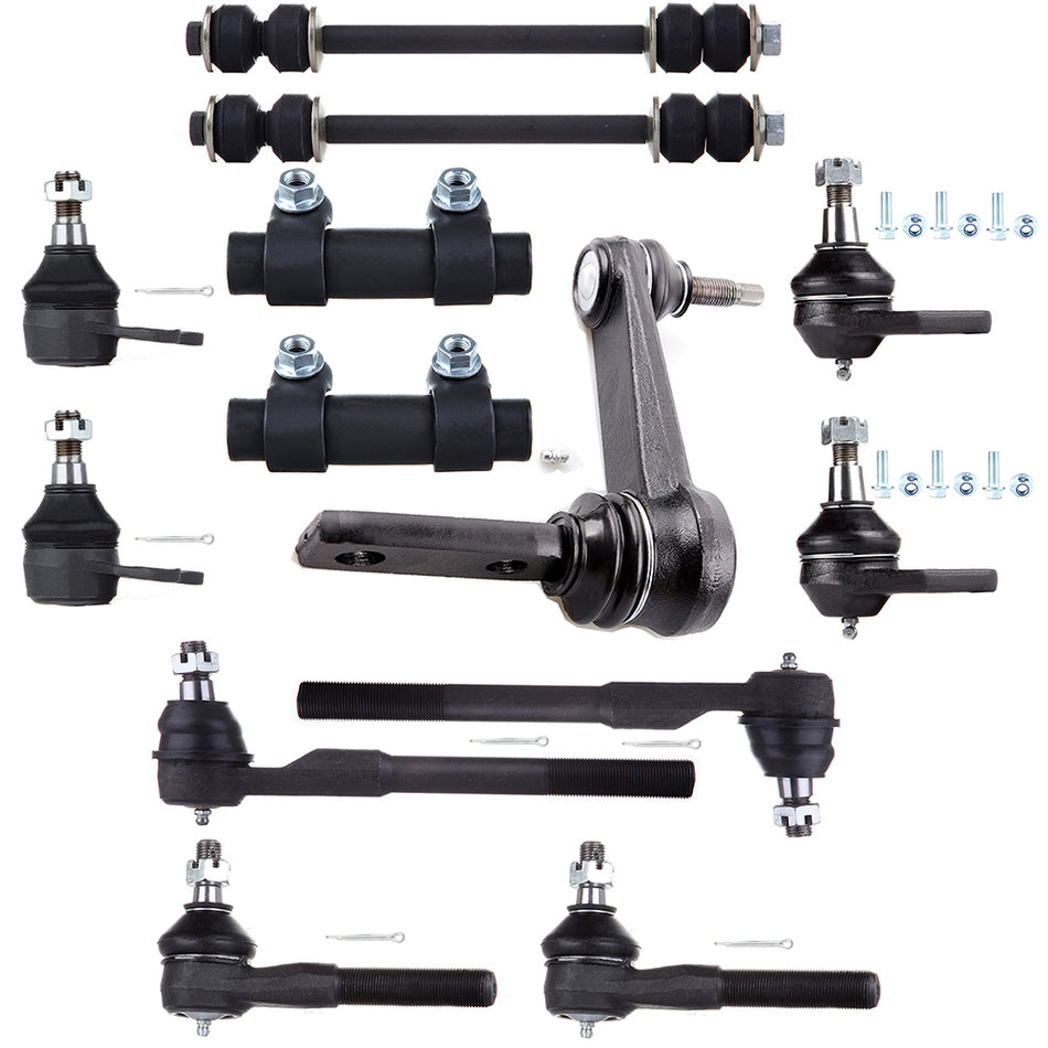 2000-2001 Dodge Ram 1500 Front Tie Rods Idler Arm Sway Bars Ball Joint