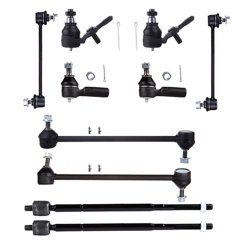 Front Tie Rod Ball Joints Sway Bar For 97-01 Lexus ES300 97-04 Toyota Avalon