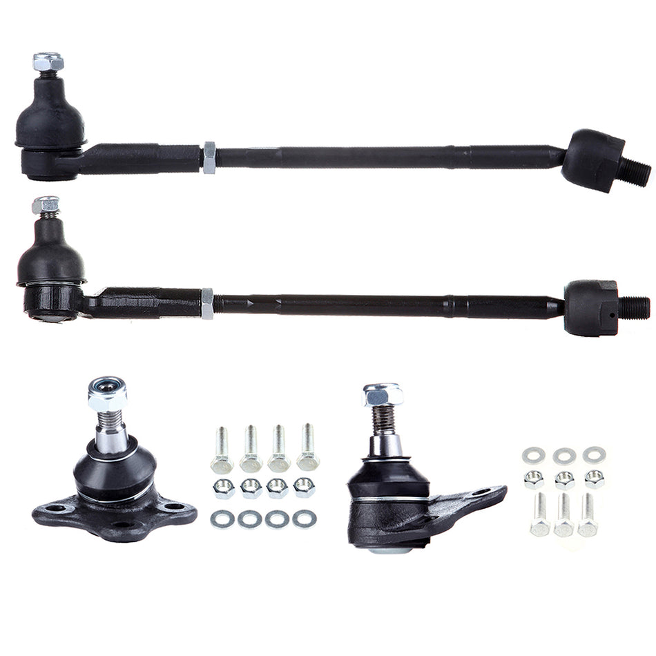 Front Ball Joints Tie Rod End For 98-10 Volkswagen Beetle 99-06 Volkswagen Golf