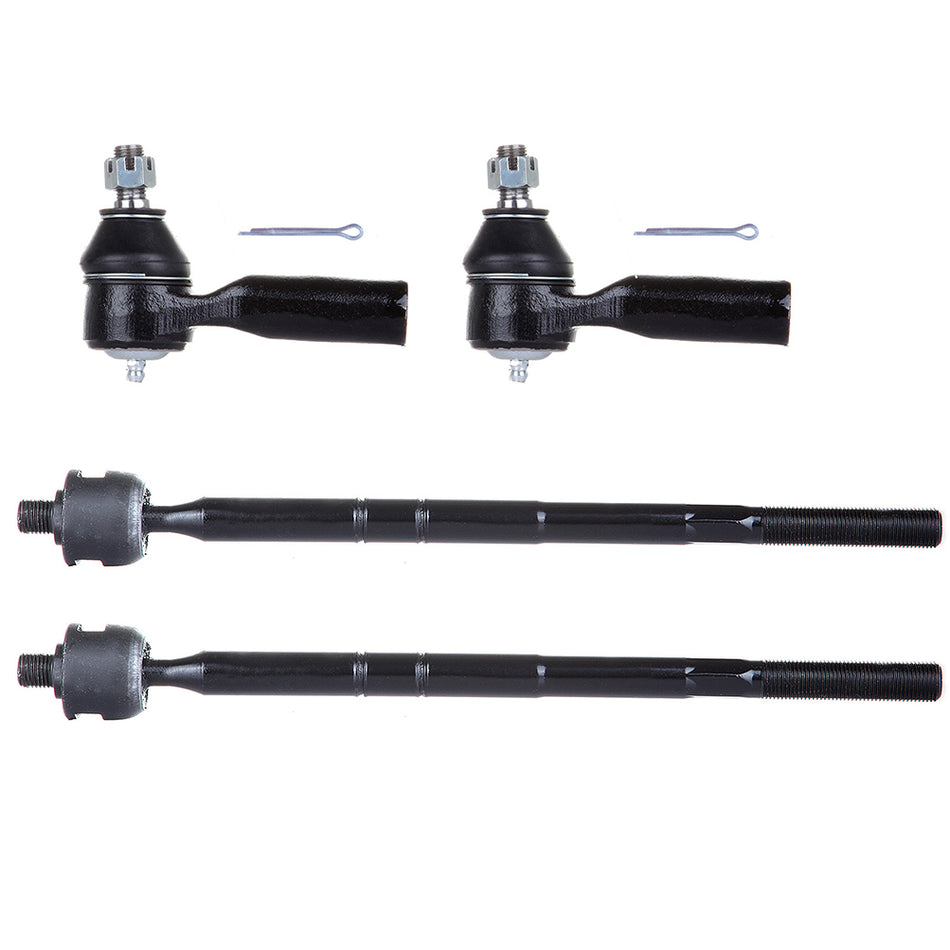Front Inner Outer Tie Rod Kit For 01-09 Ford Escape 05-09 Mercury Mariner 4Pcs