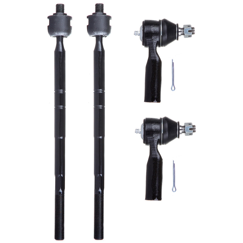 Front Ball Joints Tie Rods Set For 01-07 Ford Escape 05-07 Mercury Mariner 6Pcs