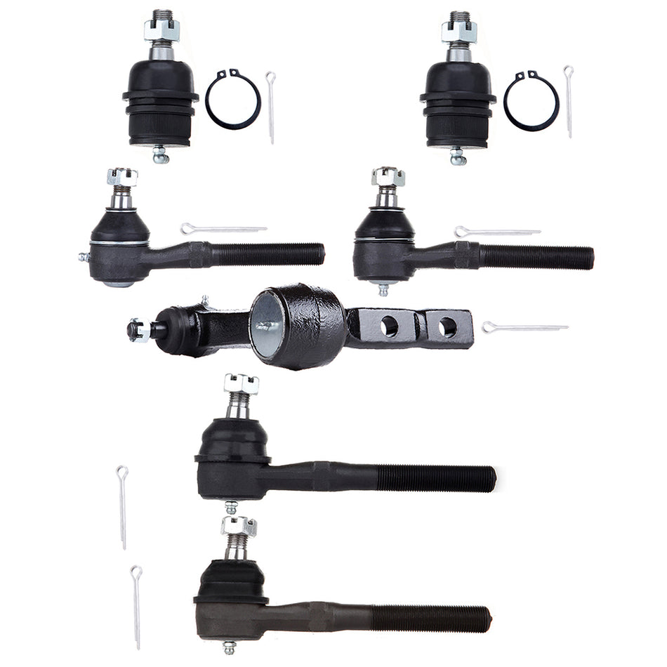 Steering 7Pcs Front Tie Rods Ball Joints Idler Arm Part Fits Ford Expedition 4WD