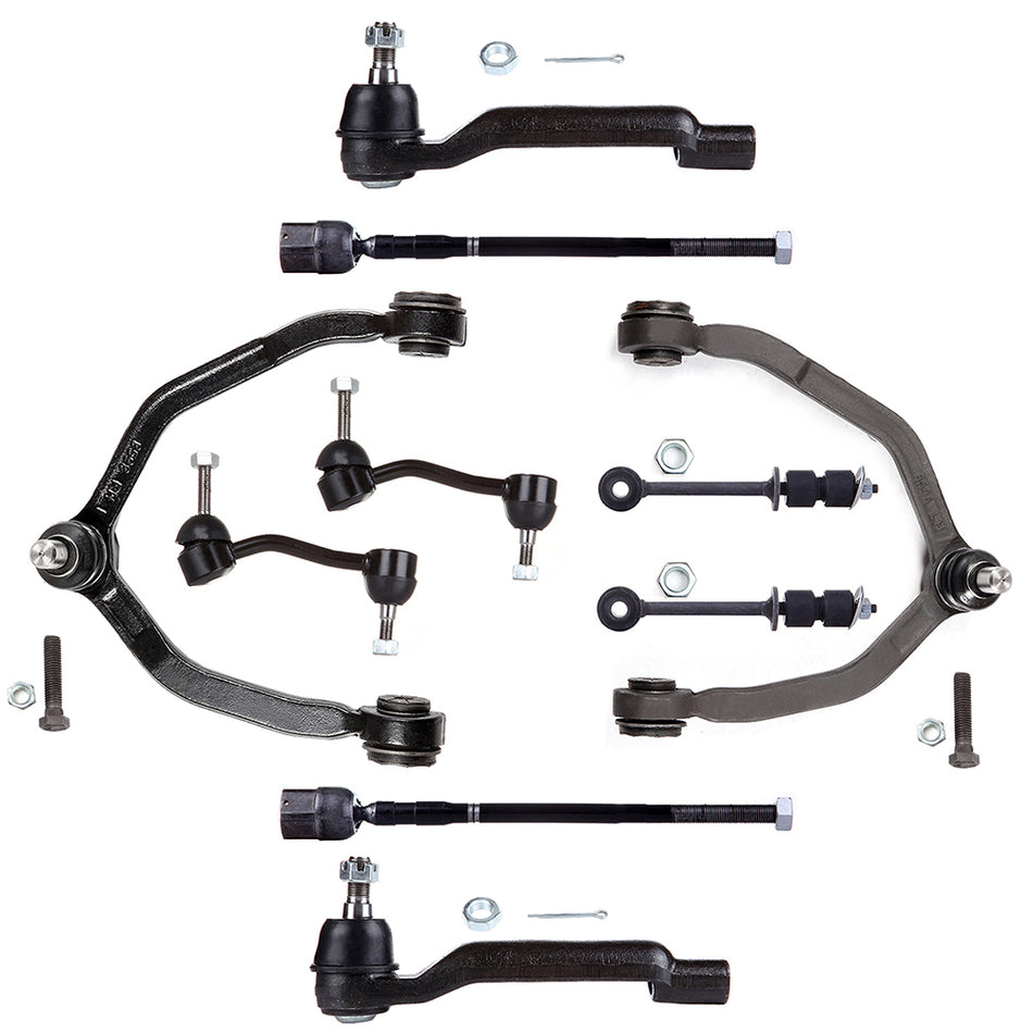 Sway Bar Control Arms Tie Rod For 93-97 Ford Thunderbird Mercury Cougar 10Pcs